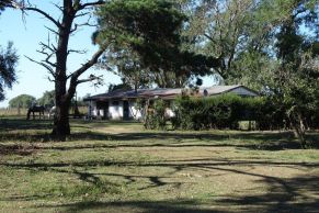 En el Partido de Castelli, Provincia de Buenos Aires. A 19 km del asfalto por camino de tierra.